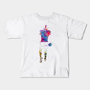 American Football Player Kids T-Shirt